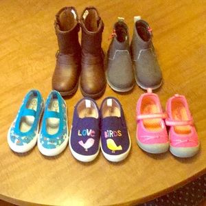 Toddler girl shoe lot